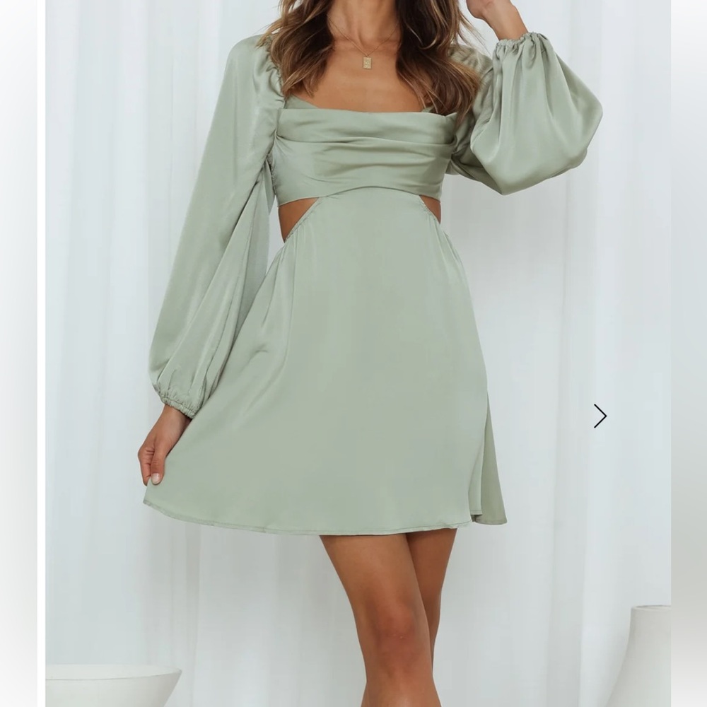 Hello Molly Long Sleeve Mini Dress